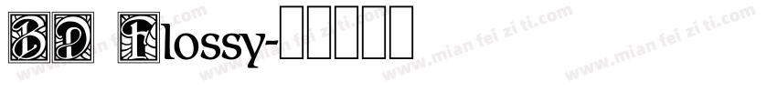 BD Flossy字体转换